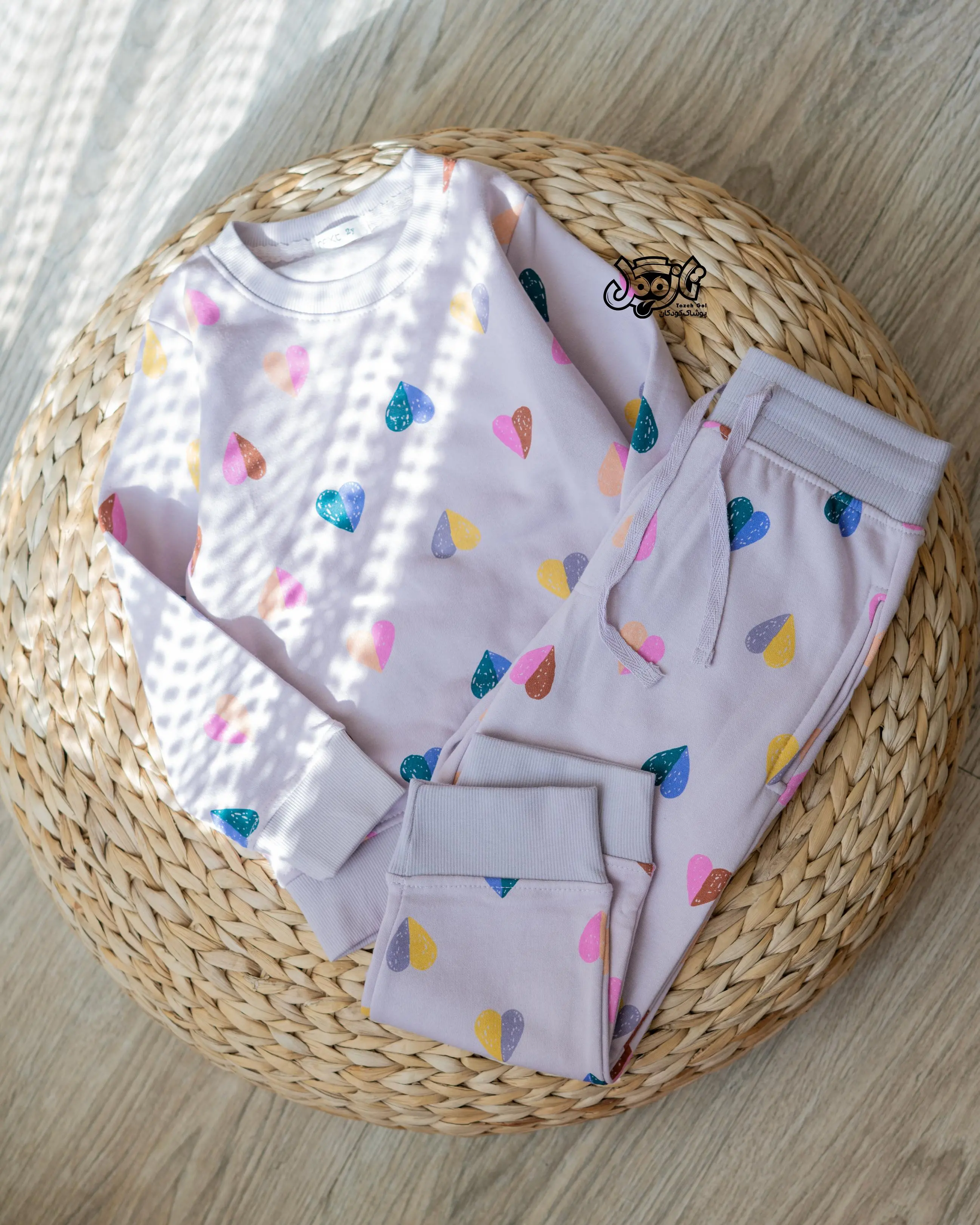 ست قلب های رنگی