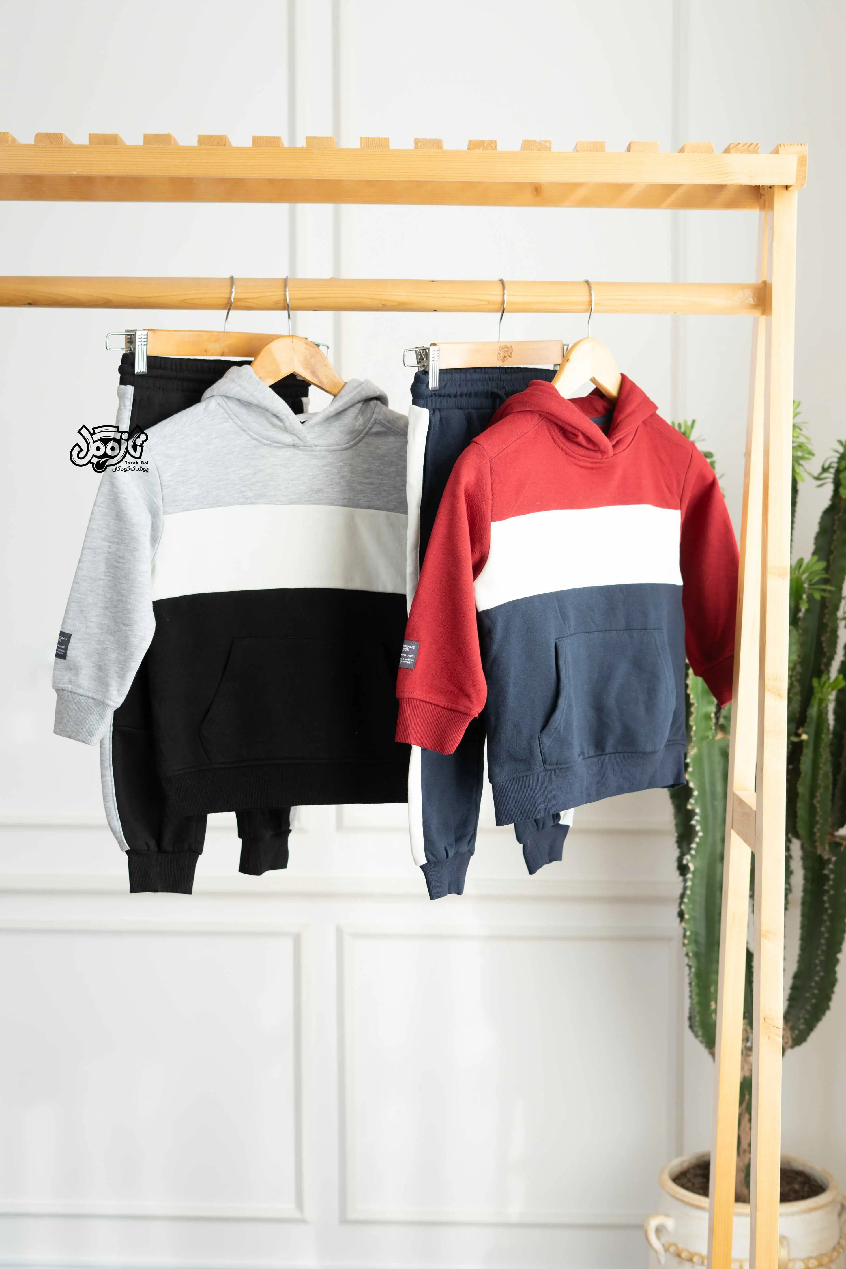 ست هودی شلوار کرک دار