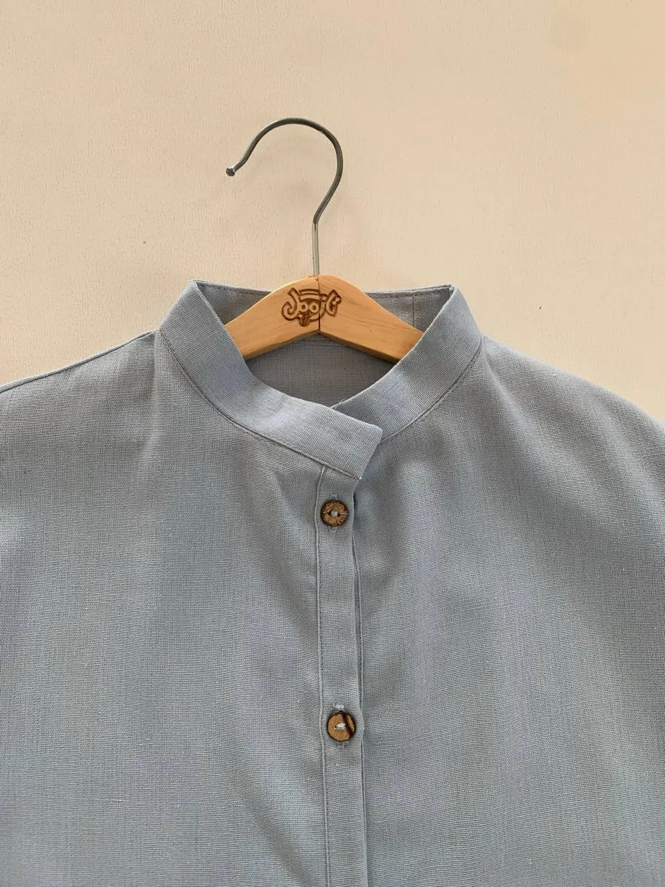 مانتو آبی پاستلی