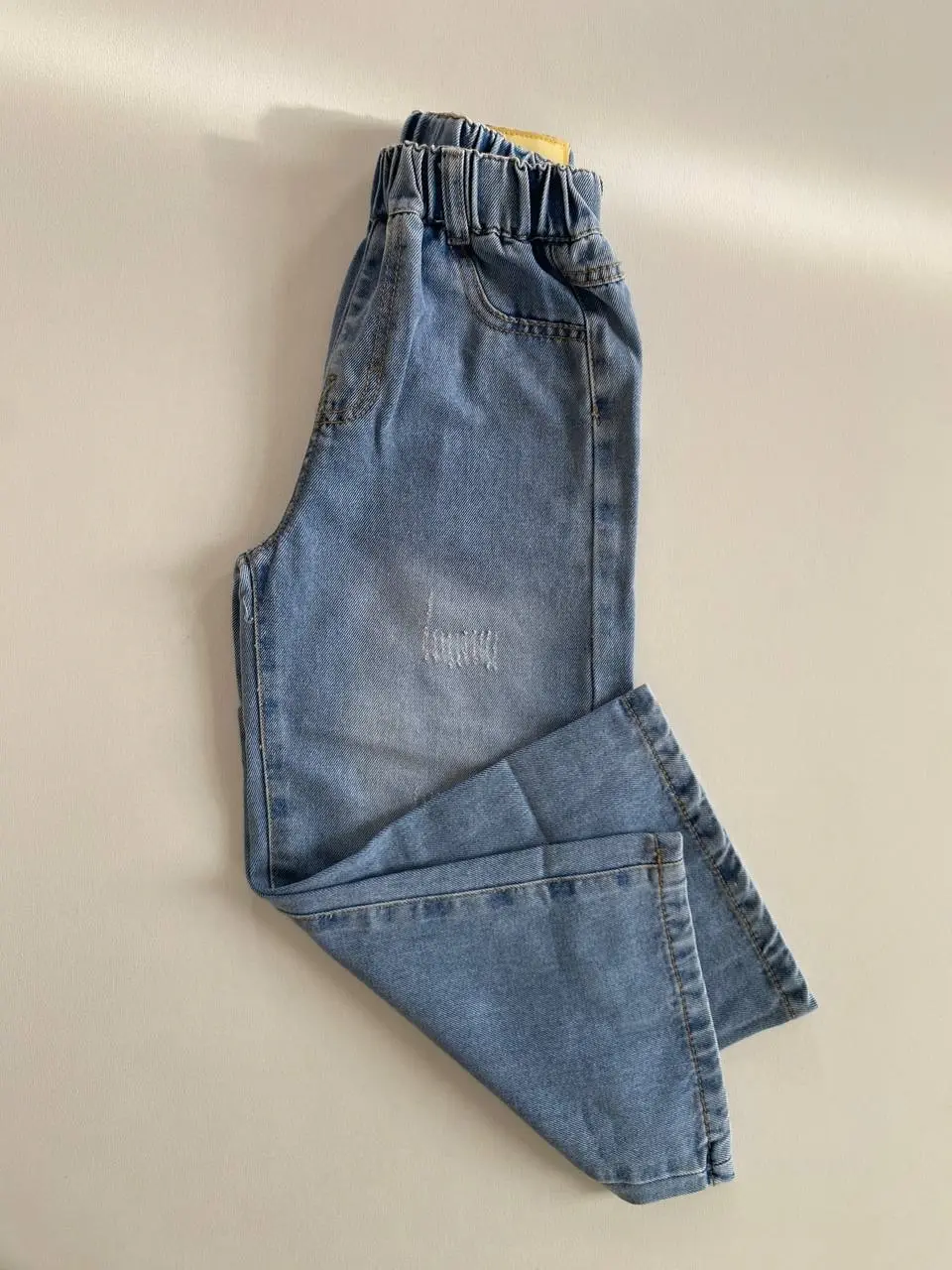 شلوار بگ جین کمر کشی