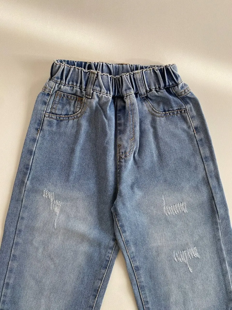 شلوار بگ جین کمر کشی