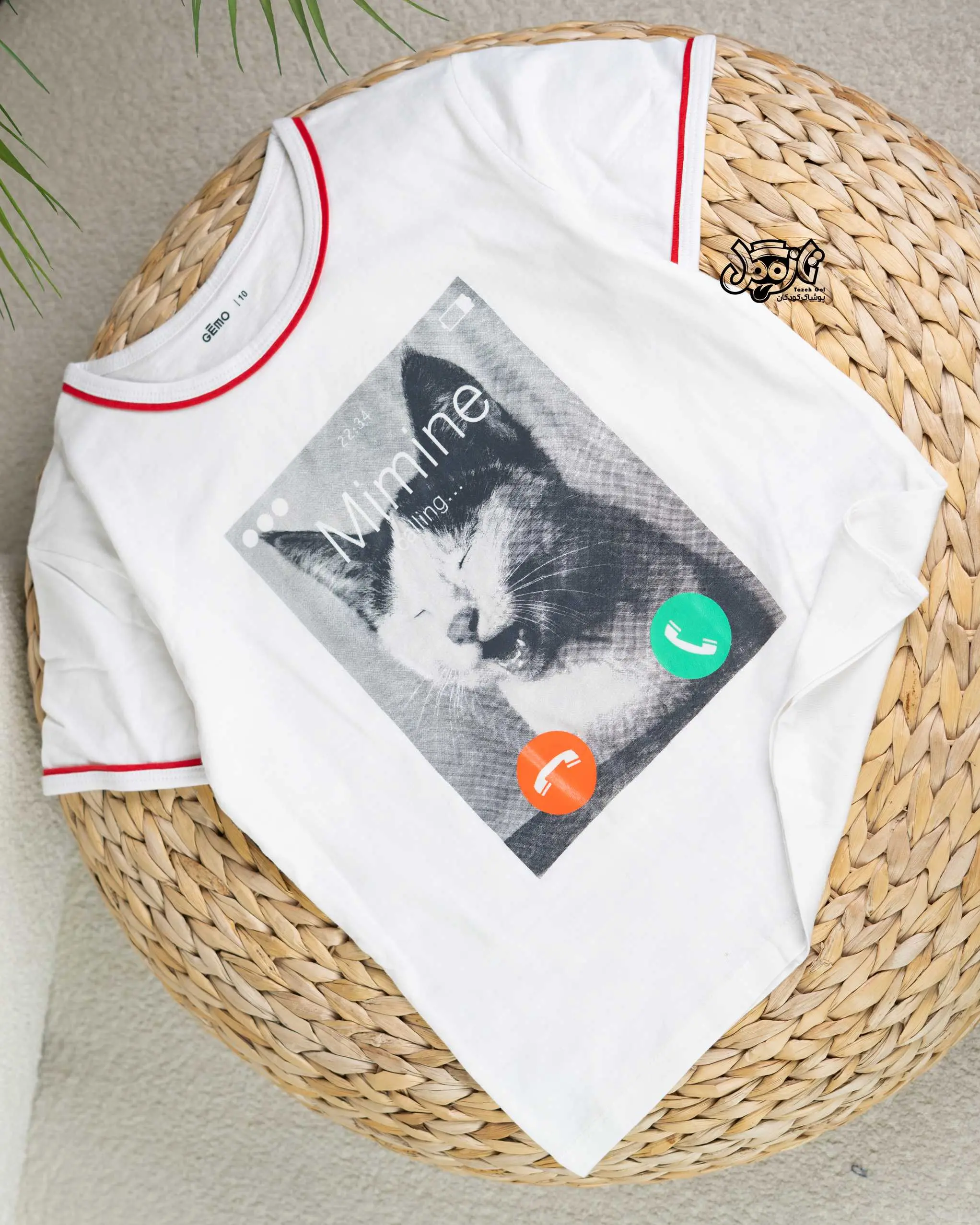 تیشرت طرح گربه