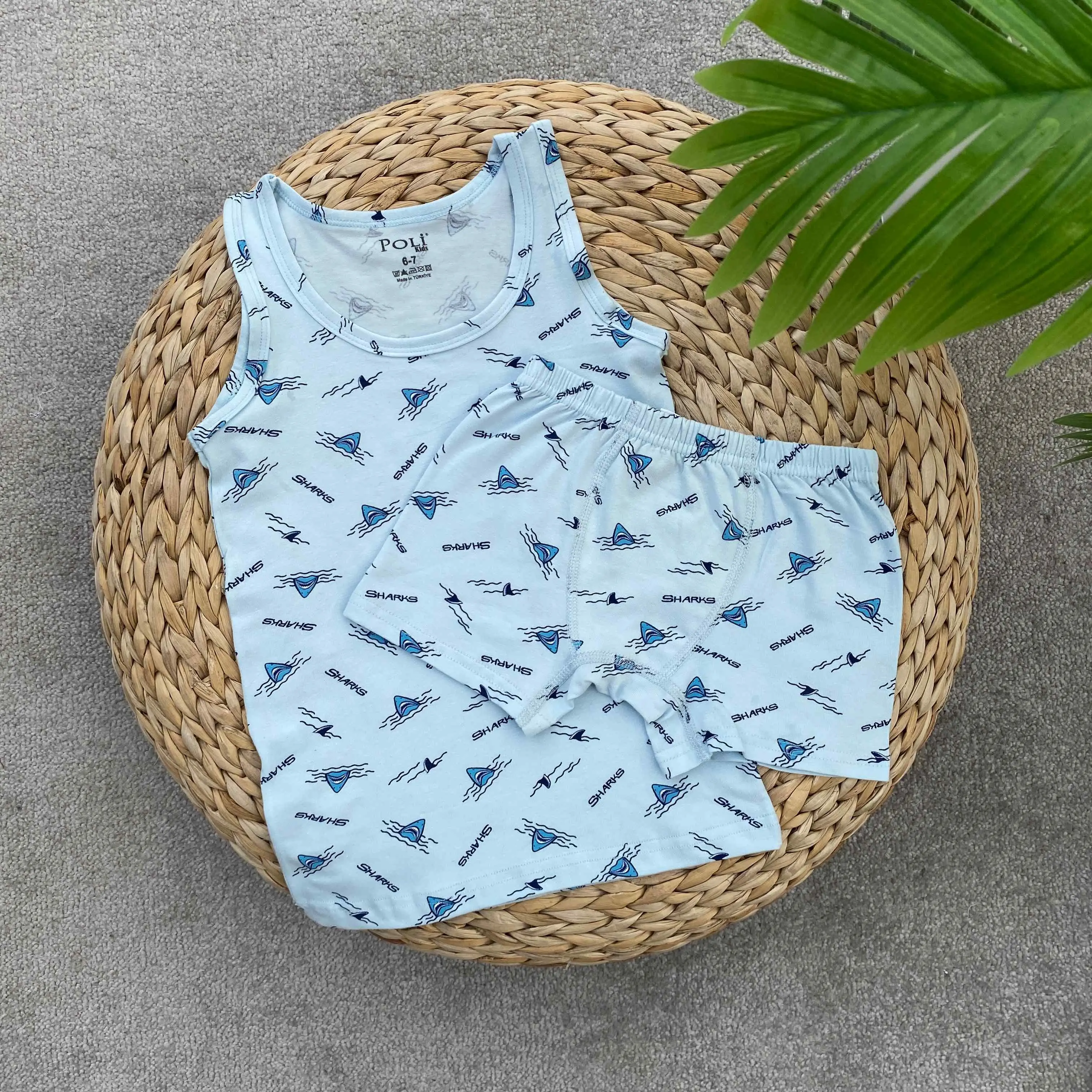 ست راحتی بچگانه طرح Sharks