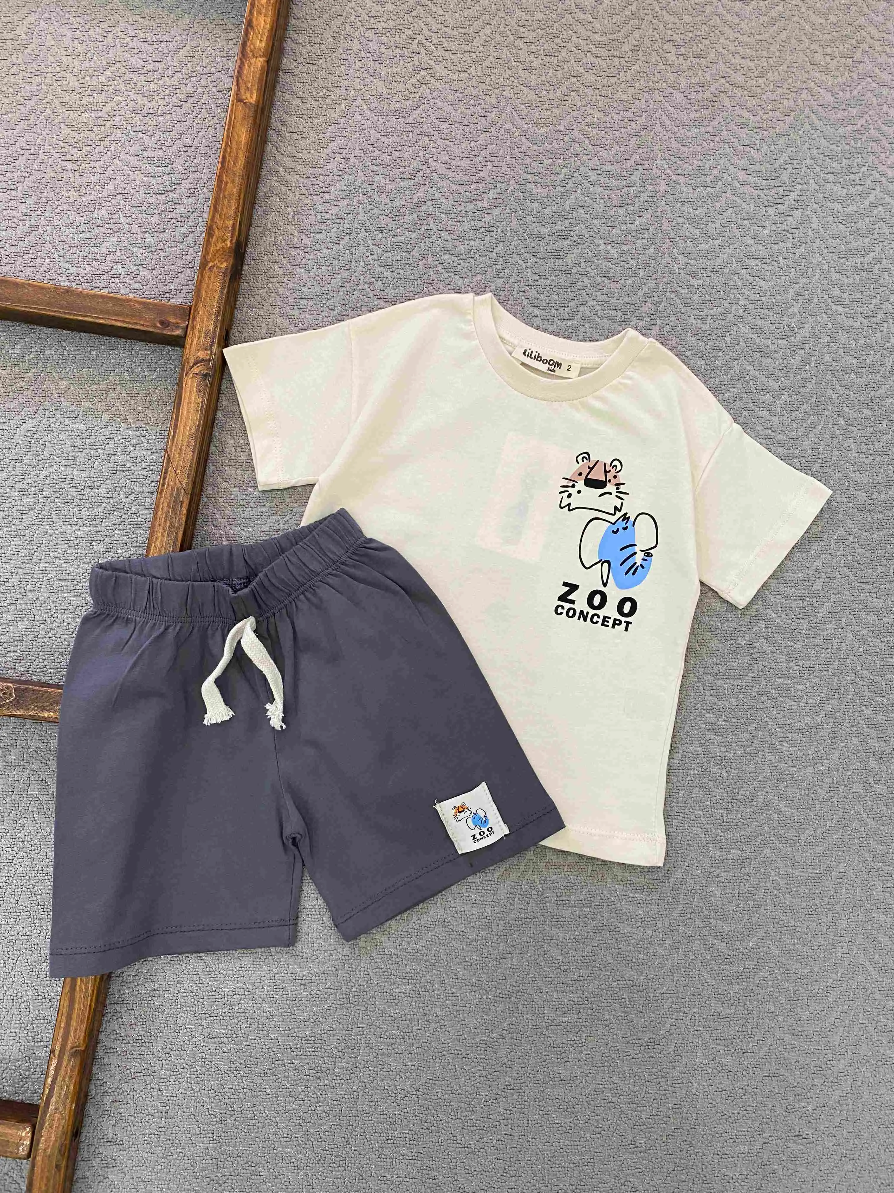 ست تابستانه پسرانه مدل ZOO