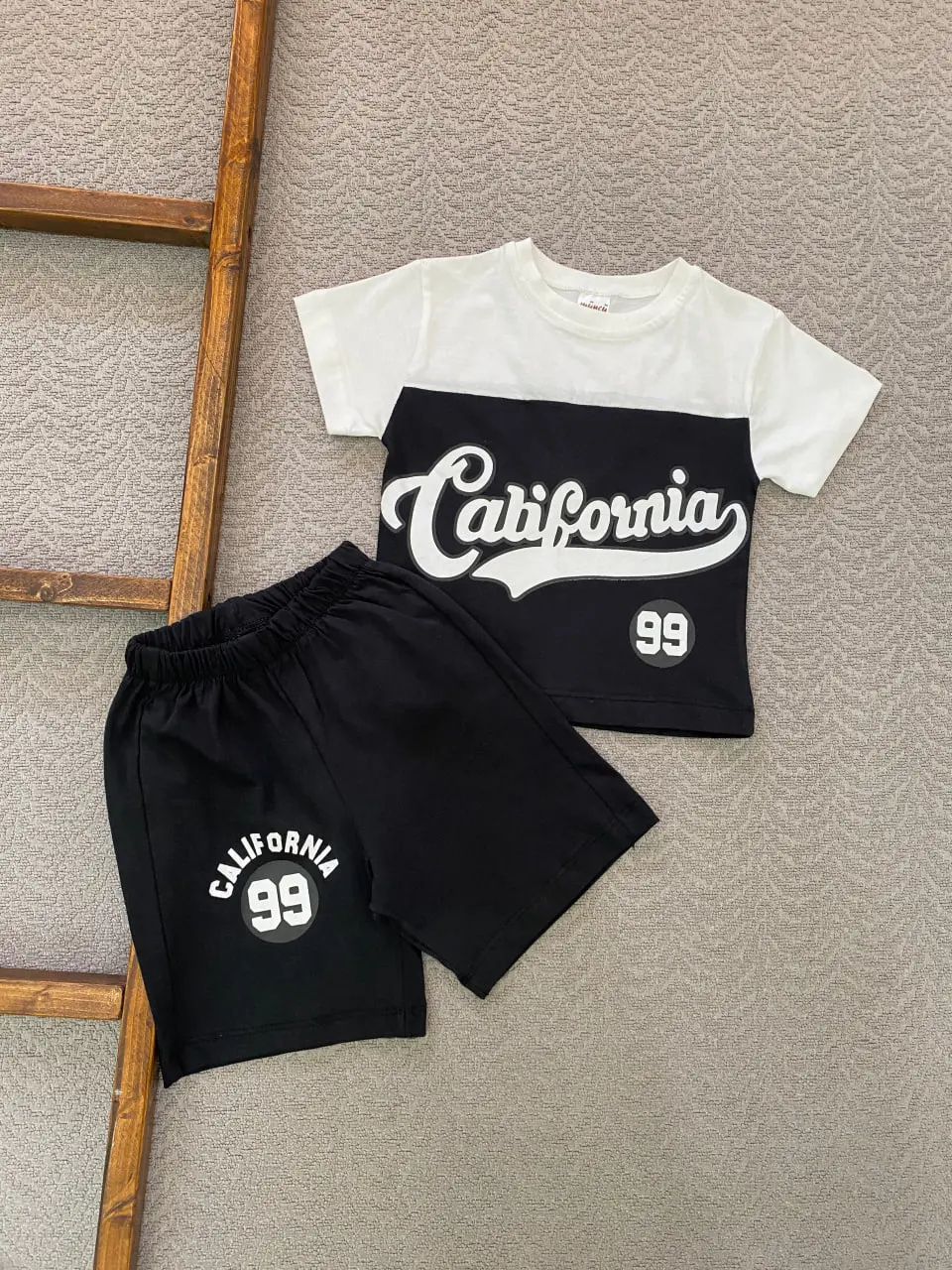 ست تیشرت و شلوارک طرح California