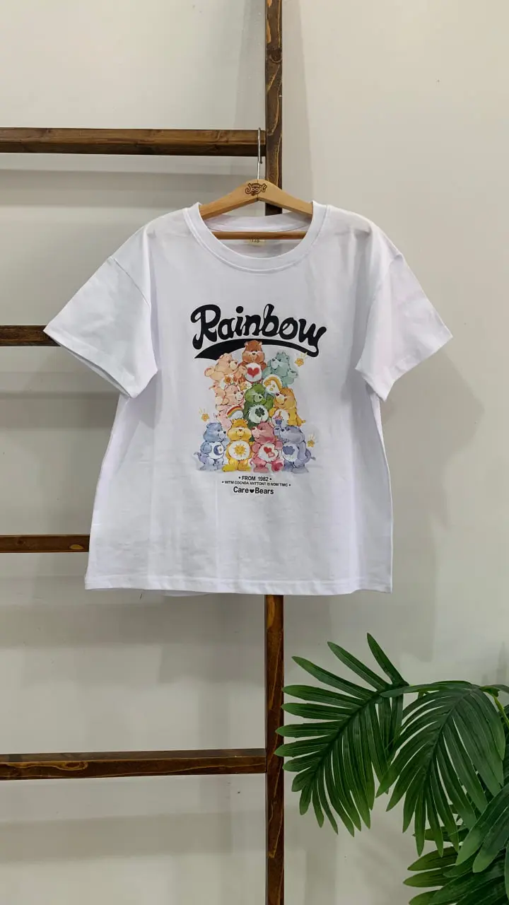تیشرت طرح Rainbow