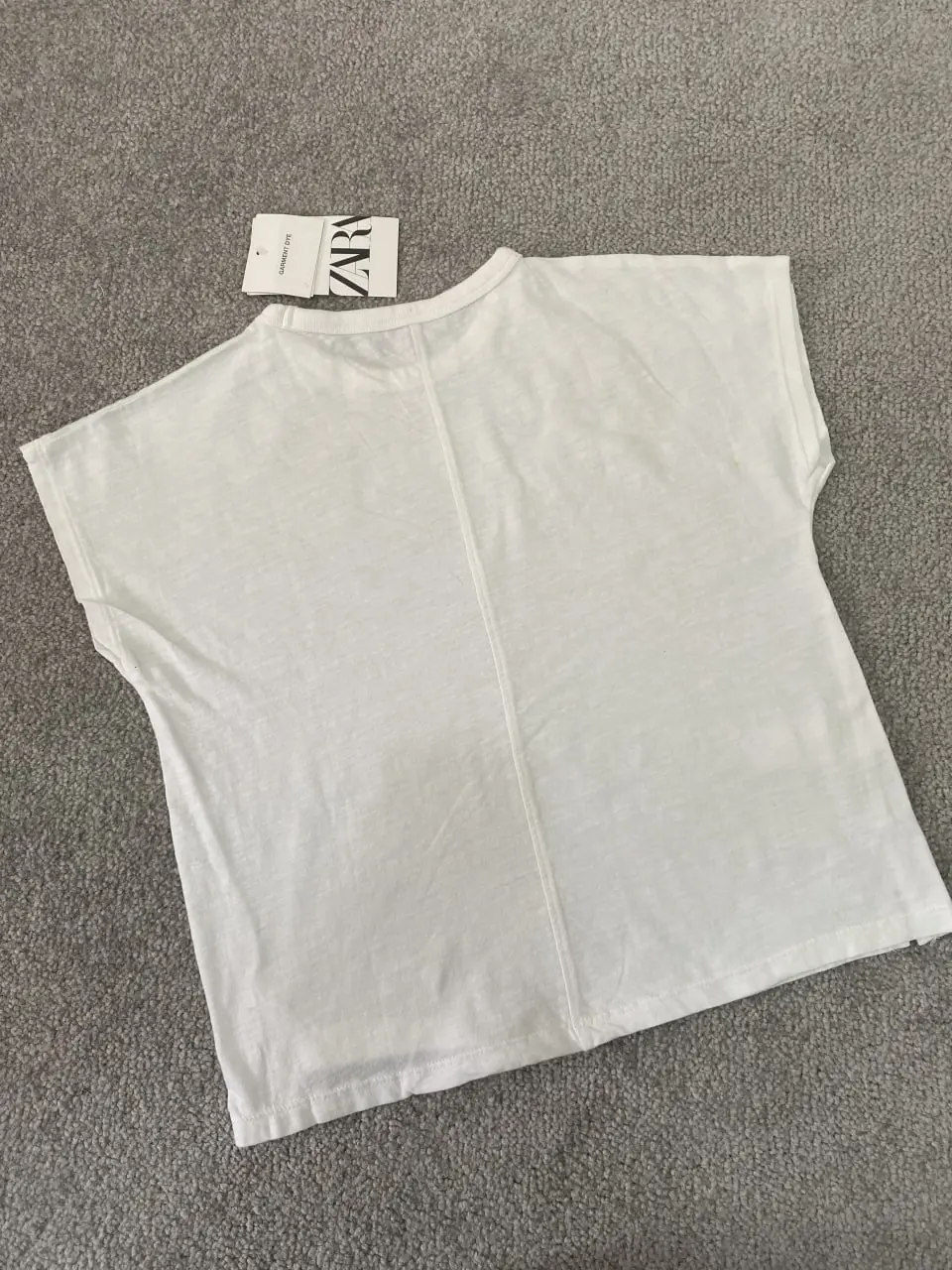تیشرت سفید مینیمال ZARA