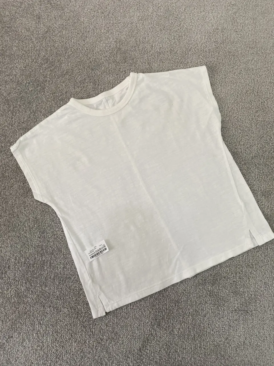 تیشرت سفید مینیمال ZARA