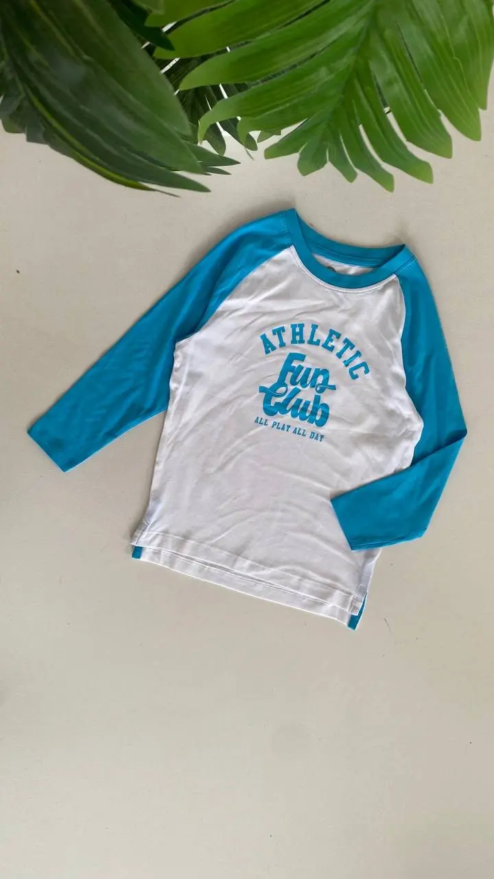 بلوز آستین بلند طرح Athletic Fun Club